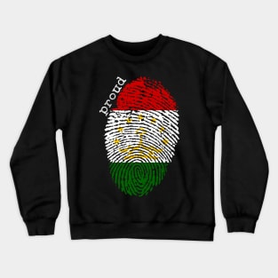 Tajikistan flag Crewneck Sweatshirt